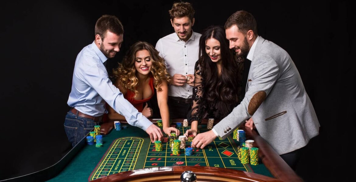 Diamond Empire live-dealer table with professional dealer and card layout